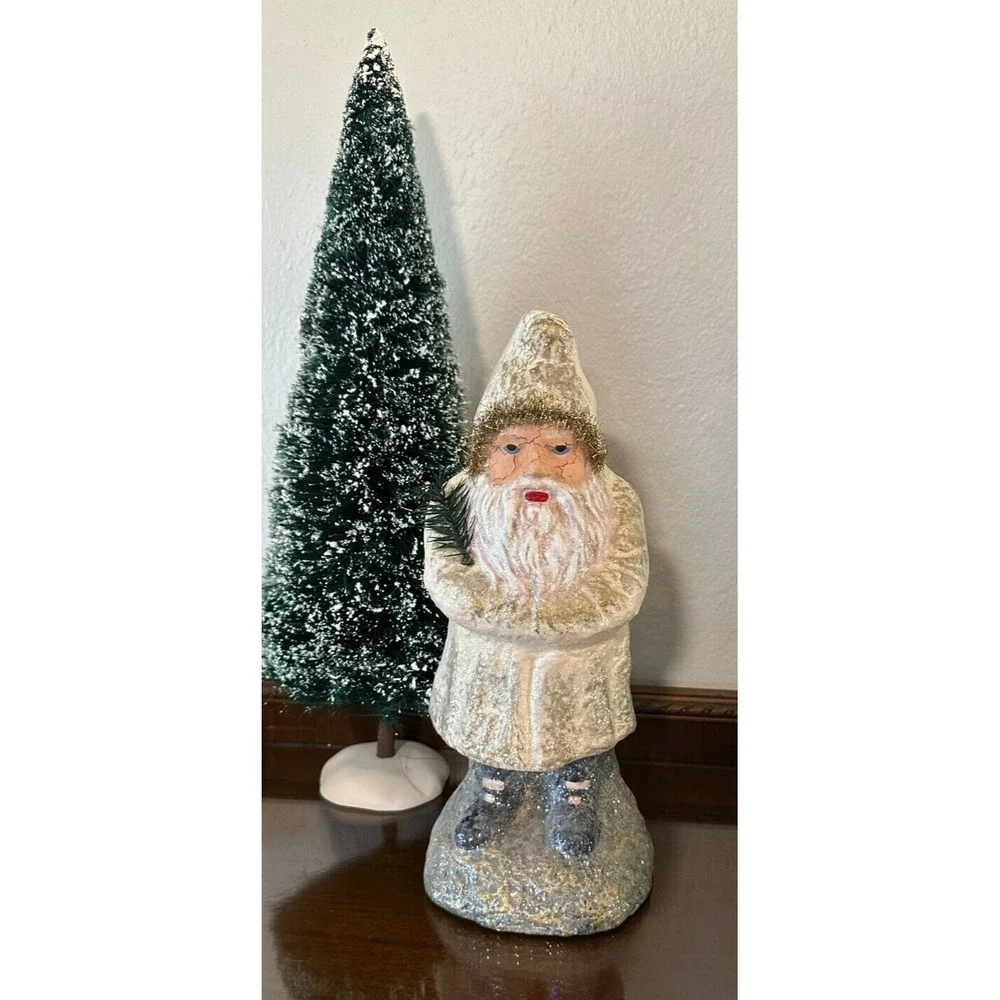 Vintage Teena Flanner Bethany‎ Lowe 15'' Artist Original Belsnickel Santa Figure